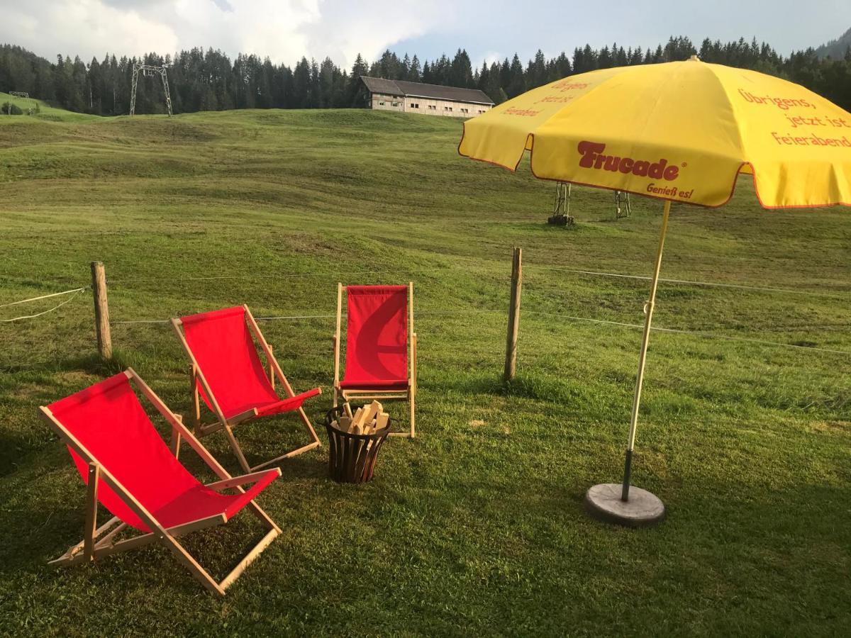 Ferienwohnung Morgentau Am Rande Der Wildnis Sibratsgfäll 外观 照片