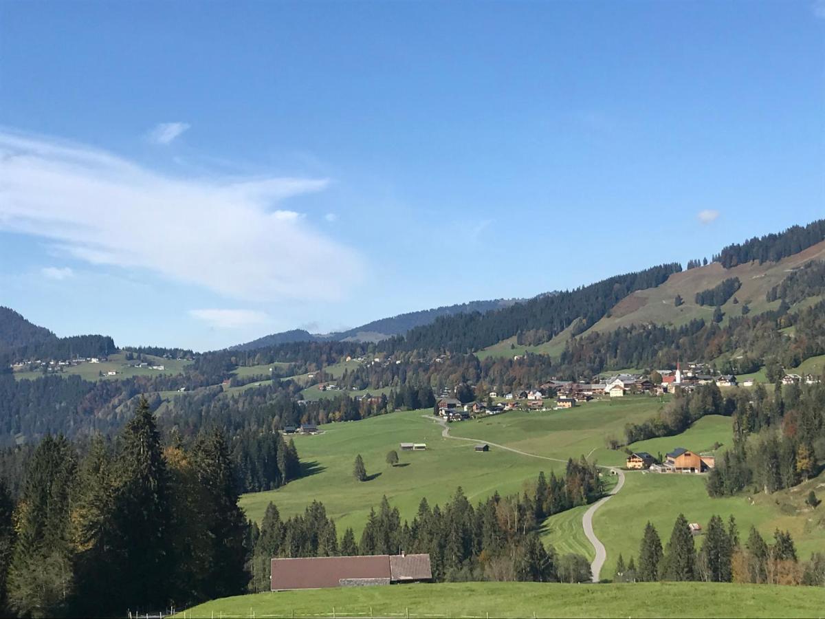 Ferienwohnung Morgentau Am Rande Der Wildnis Sibratsgfäll 外观 照片