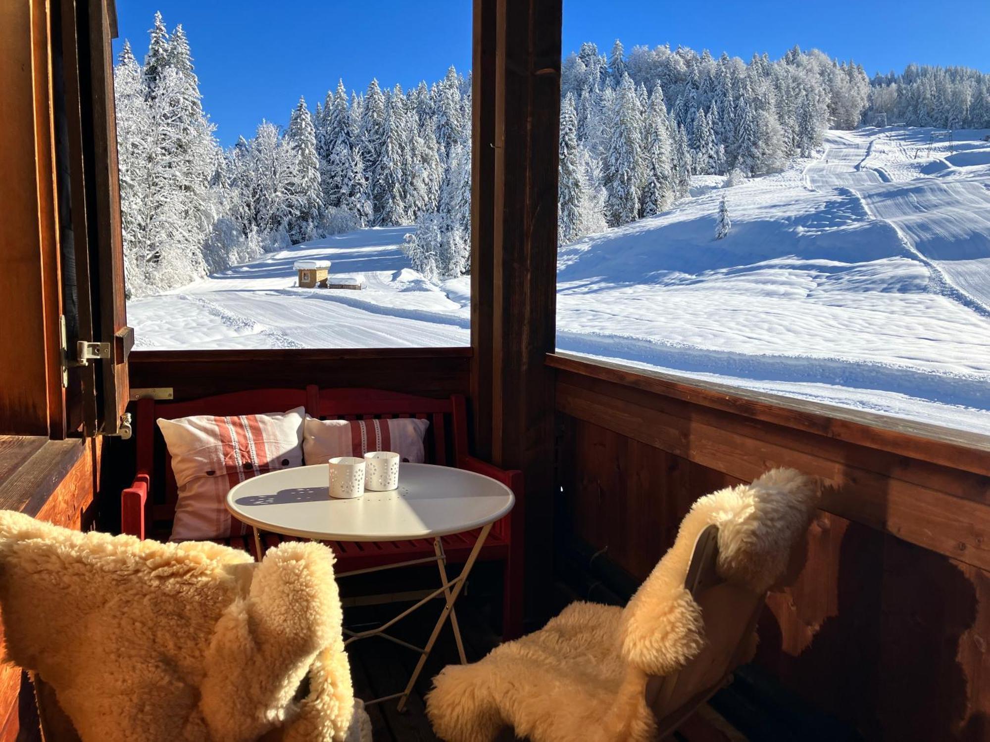 Ferienwohnung Morgentau Am Rande Der Wildnis Sibratsgfäll 外观 照片